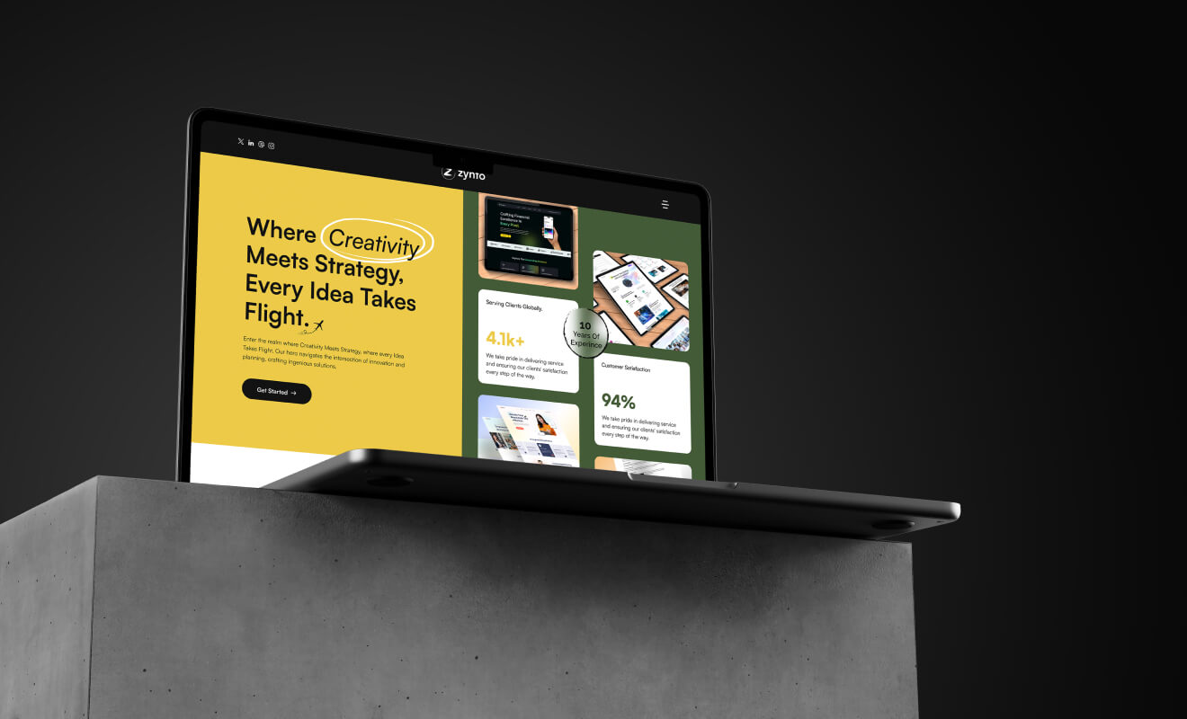 Zynto Agency Template Preview